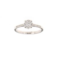 Anello Crivelli Donna in Oro bianco Diamante 0.5 Ct 234-3830-30 - 234-3830-30